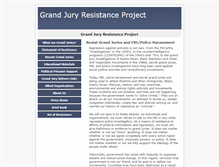 Tablet Screenshot of grandjuryresistance.org